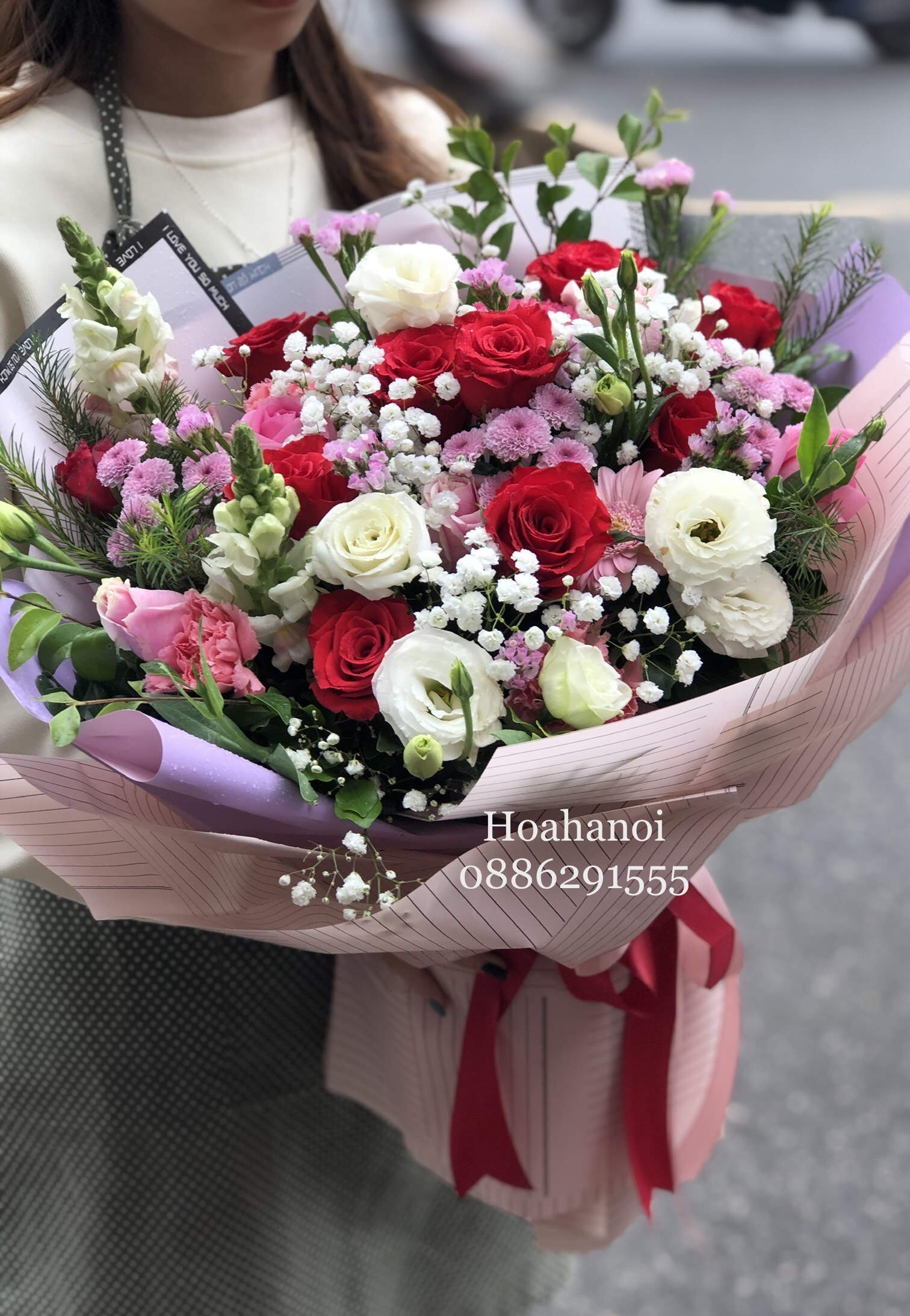 Bó hoa hồng đỏ tặng thầy tại Hà Nội  Điện hoa Hà Nội